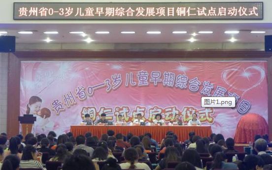 贵州省0-3岁儿童早期综合发展项目启动仪式在铜仁举行