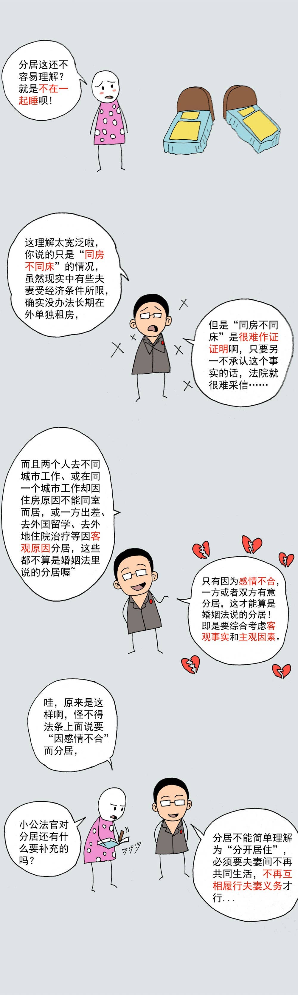 铜妹仔普法丨离婚，如何证明夫妻已经分居2年？