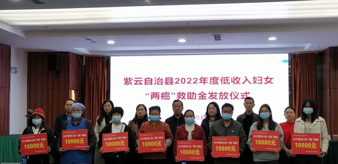 来自“娘家人”的关心！贵州发放2022年度“低收入妇女两癌救助”中央专项彩票公益金1219万元 