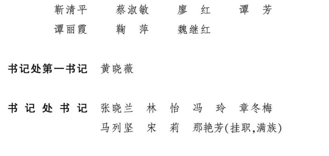 谌贻琴当选为中华全国妇女联合会主席