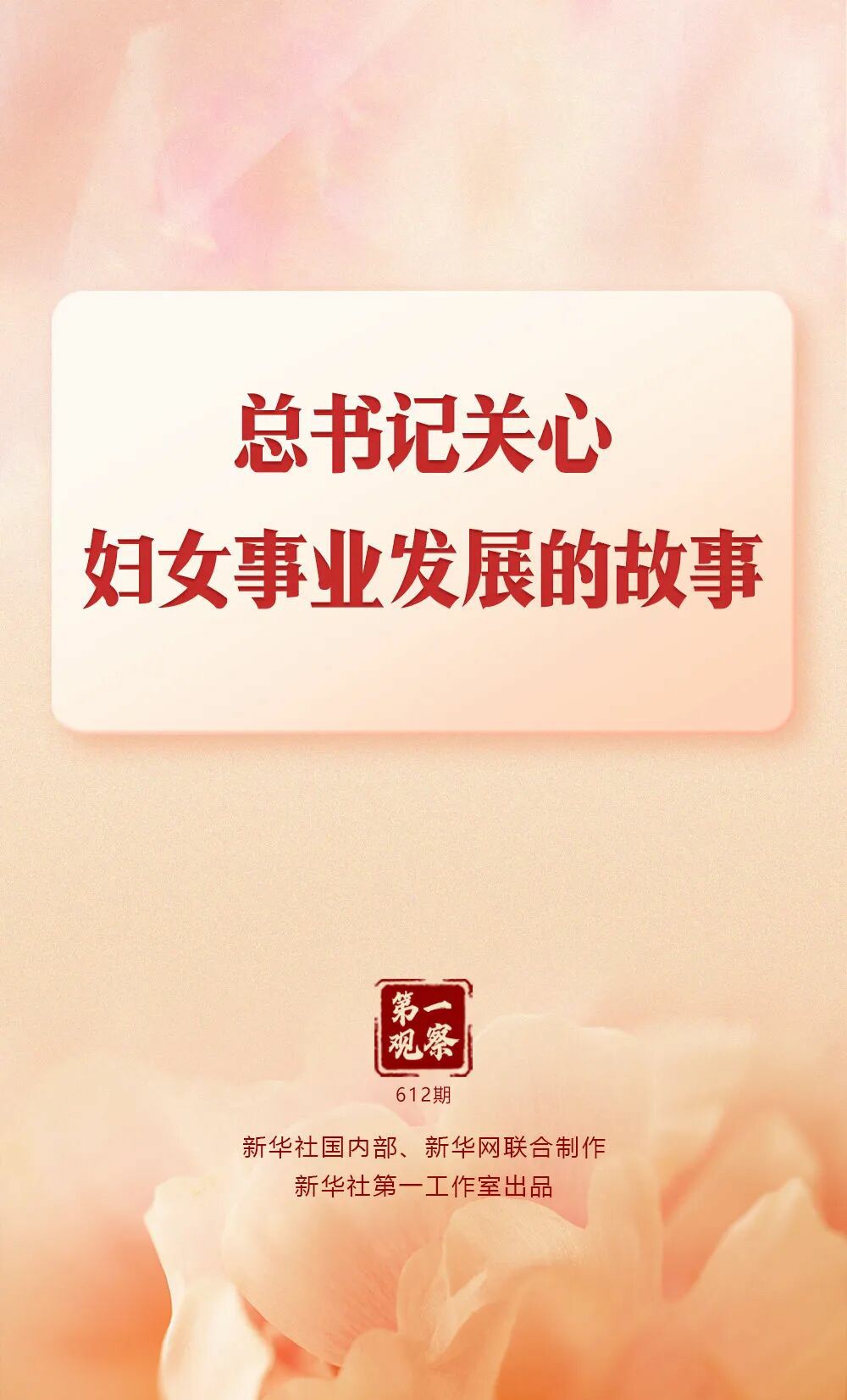 总书记关心妇女事业发展的故事